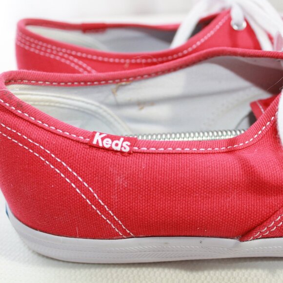 Red Canvas Keds Sneakers, Size 10, NWOT - Picture 5 of 10